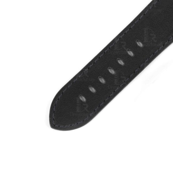 Custom OEM Premium calf material black leather Panerai strap 24mm 26mm 22mm & watch band replacement for Panerai Luminor Due Radiomir luxury watches for sale - Shop the best quality calfskin watch straps and watchbands from DR Watchstrap online at a low price
