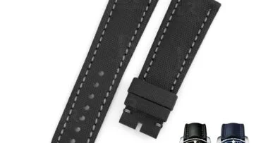 Custom Blancpain Fifty Fathoms canvas replacement sailcloth nylon watch strap 20mm 23mm