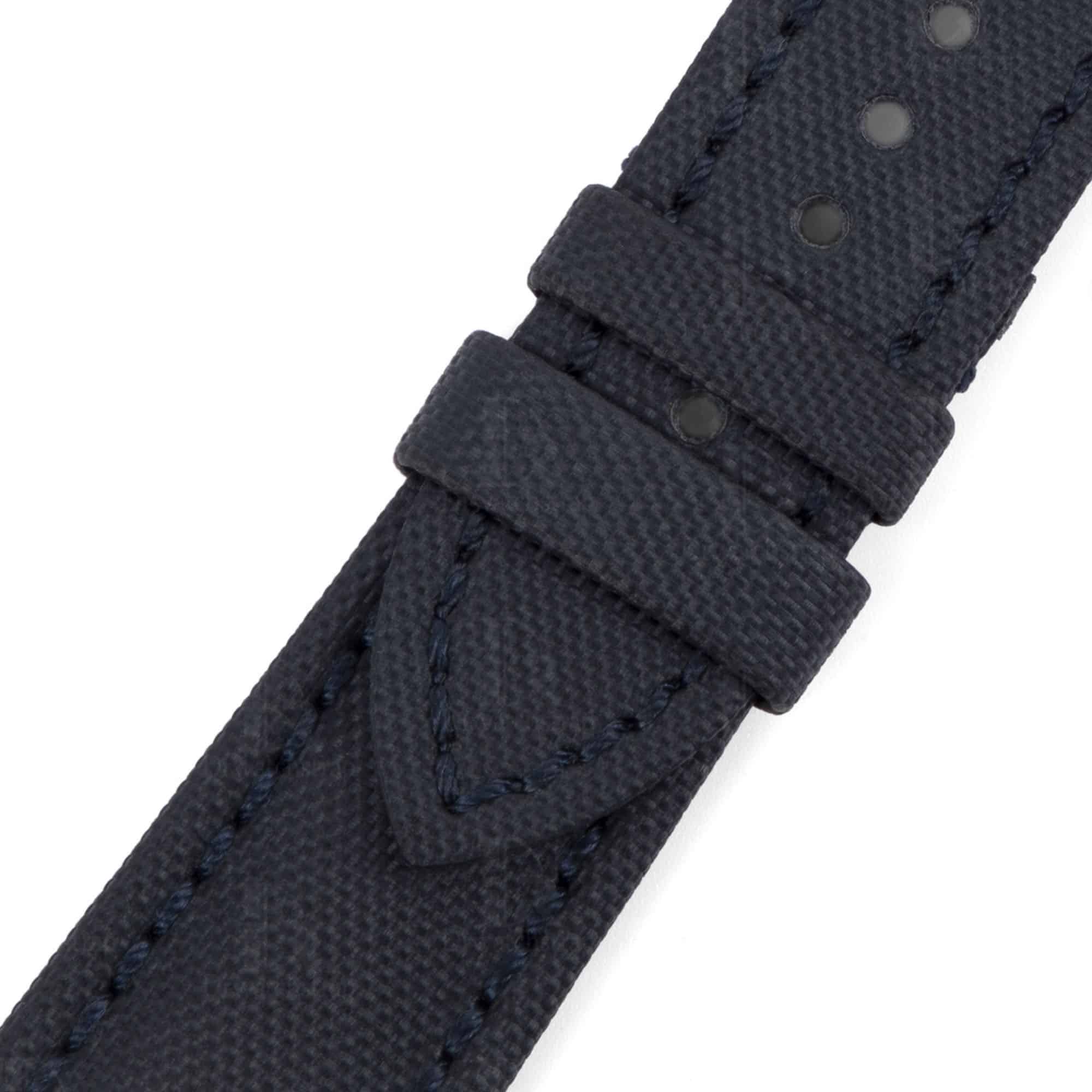 Custom best quality material Blancpain Fifty Fathoms canvas replacement sailcloth nylon watch strap online and watch bands suitable with Blancpain watches 20mm 23mm luruxy band