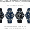Handmade Canvas strap for Blancpain Fifty Fathoms Sailcloth