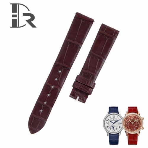 Jaeger Lecoultre Rendez Vous strap Red leather