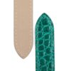 Best genuine Cartier handmade best quality American Alligator green leather strap and watch band replacement with 16mm 18mm 20mm 23mm lug sizes for Cartier Ronde Tank Solo, American tank, France tank, Must, Ronde, Cle de, and more models for sale - Shop the premium OEM custom Cartier straps and watchbands from dr watchstrap at a low price