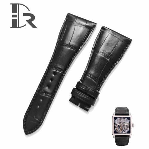 Buy Custom Black Roger Dubuis replacement strap Handmade OEM lug size 30mm Buy Custom Black Roger Dubuis replacement strap Handmade OEM lug size 30mm