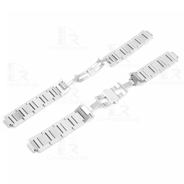 Replacement Stainless Steel Watchband Bracelet fit for Cartier Ballon Bleu