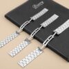 Stainless steel bracelet Cartier Tank Solo replacement watch band