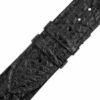 Best quality genuine handmade black alligator round-scale Cartier Tank Ronde Solo leather strap and watch band replacement online for Cartier Ronde & Tank Solo, American tank, France tank, Must, Ronde, Cle de, and more watches - custom aftermarket watchbands OEM