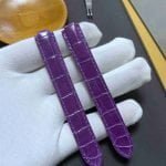 Cartier Ballon Bleu Red alligator leather watch band SG26 (1)