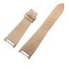 High quality OEM handmade aftermarket satin replacement cream Patek Philippe watch bands and watch straps online with deployment buckle wrist band compatible with Patek Philippe Twenty-4 for sale
