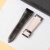 Custom handmade Grade A alligator black leather Franck Muller Conquistador strap and watch band replacement for Franck Muller Conquistador Grand Prix 8900 9900 SC DT GPG luxury watches - Best quality crocodile watch bands online at a low price