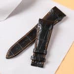 Custom leather strap for Franck Muller Long Island watch strap