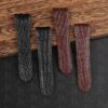Custom Alligator Round scale Cartier de Santos Brown leather watch strap for Cartier Santos 100