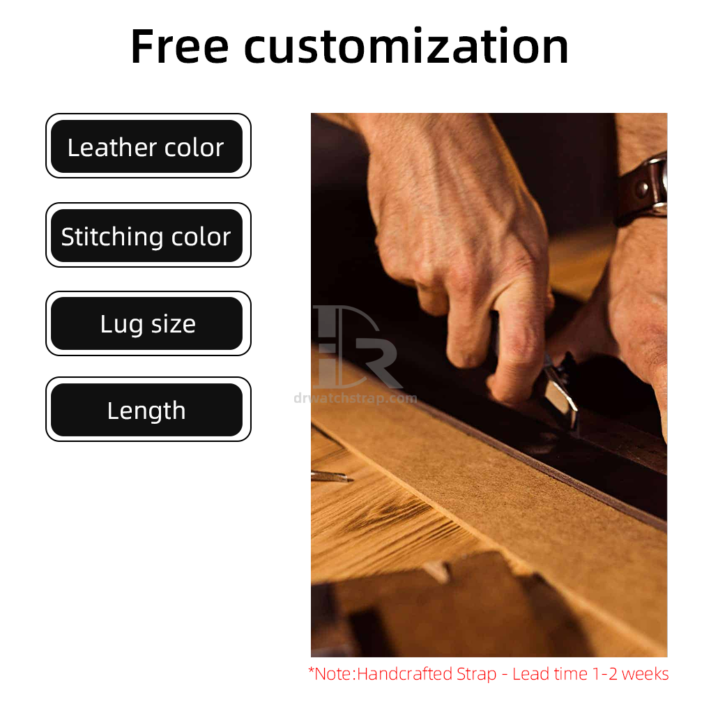 Custom leather watch straps Free Customization