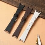 Custom handmade alligator leather watch band for PIAGET Black Tie ALTIPLANO strap