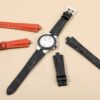 Genuine best quality Belly-scale black brown alligator crocodile custom Bvlgari leather watch strap & watch band replacement for Bvlgari Diagono Aluminium AL38A L3276 mens and women's luxury watch - OEM aftermarket high-end straps and watchbands online at a low price from dr watchstrap