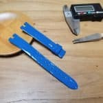 Custom replacement Pink Patent leather Bulgari Bvlgari B Zero1 watch band strap