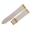 Handmade brown leather watch strap fit for JLC Reverso Ladies 18*16mm