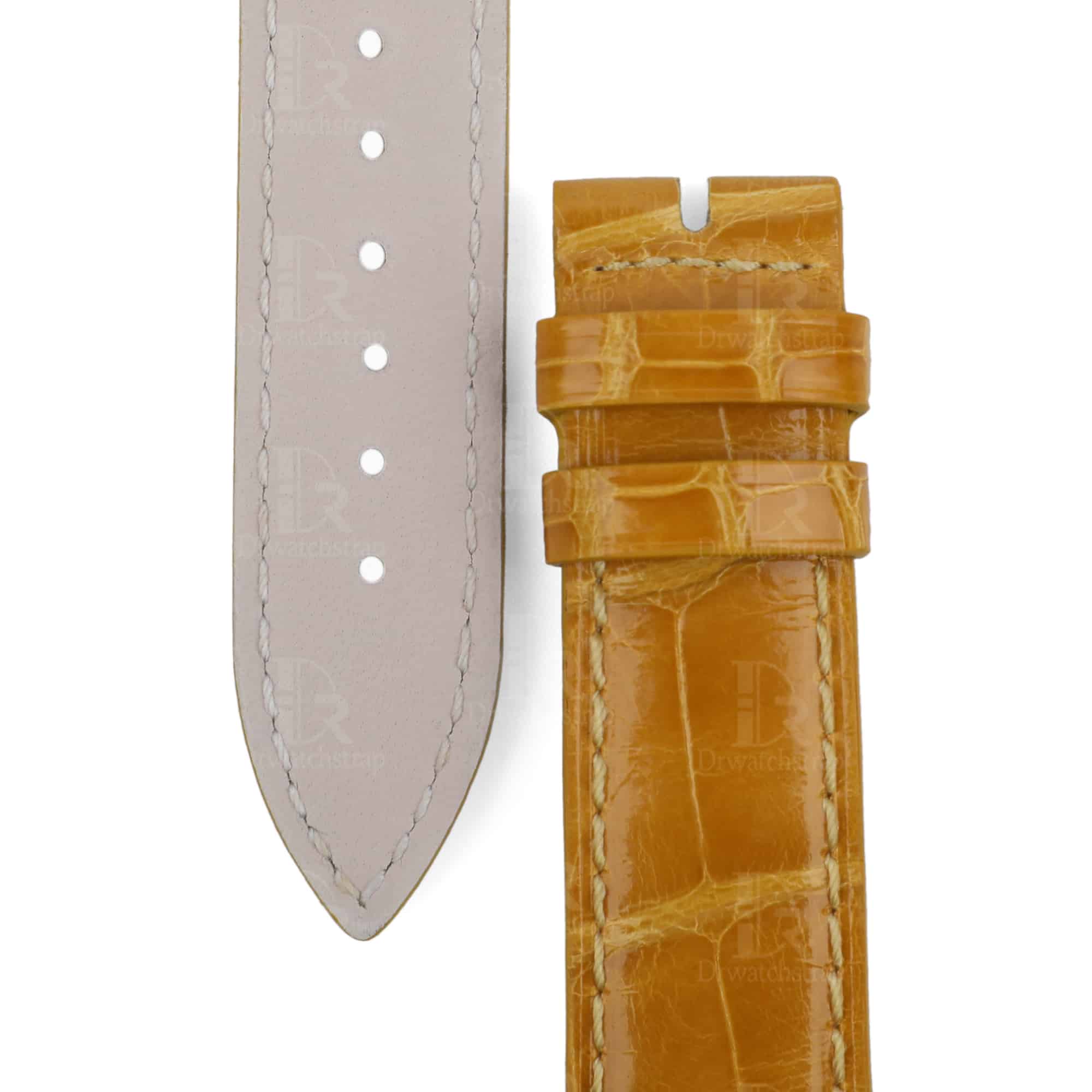 JLC reverso strap handmade leather watchband for sale