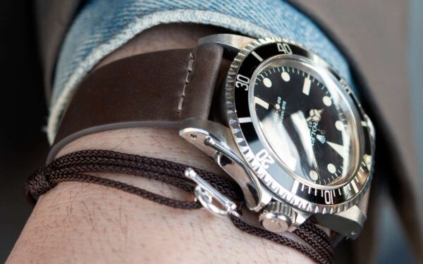 Handmade Vintage 20mm Orange watch strap fit for Rolex | Hermes watches - Image 14