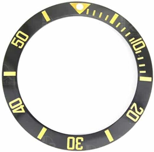 1614853706-40MM-Bezel-Insert-to-Fit-Rolex-Submariner-2-Tone-Black-ceramic-Gold-numbers(1) Rolex submariner 2-Tone Black ceramic bezel insert replacement for sale