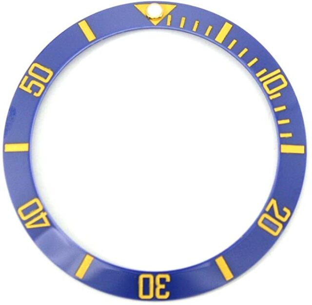 Rolex Submariner 2-Tone Blue ceramic bezel insert replacement