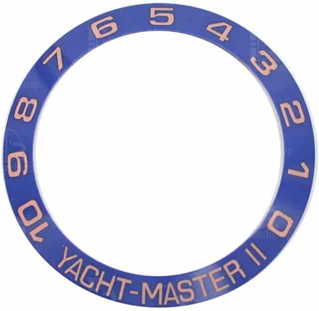 Replacement Rolex Yacht Master II 2 Blue Ceramic Bezel Insert for sale