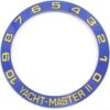 Replacement Rolex Yacht Master II 2 Blue Ceramic Bezel Insert for sale