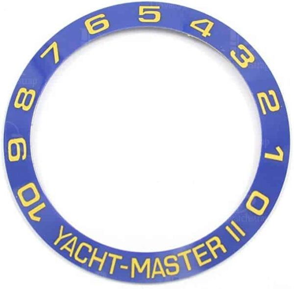 Replacement Rolex Yacht Master II 2 Blue Ceramic Bezel Insert for sale