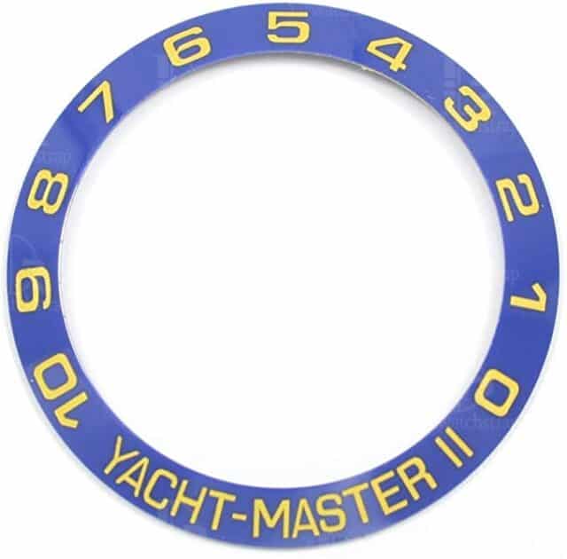 Replacement Rolex Yacht Master II 2 Blue Ceramic Bezel Insert for sale