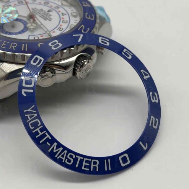 Replacement Rolex Yacht Master II 2 Blue Ceramic Bezel Insert for sale