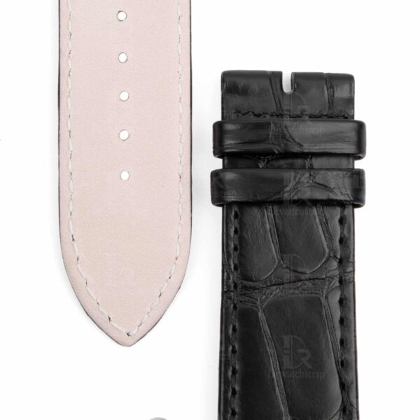 Handmade Black leather watch strap fit for Jaeger Lecoultre Reverso Mens - Image 11