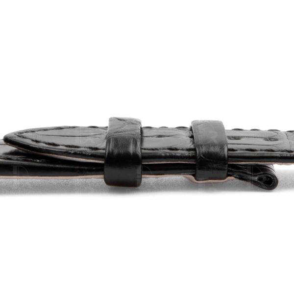 Handmade Black leather watch strap fit for Jaeger Lecoultre Reverso Mens - Image 12