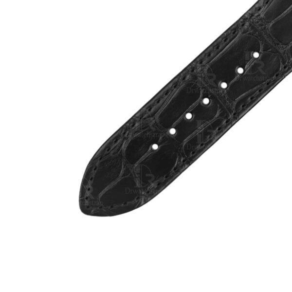 Handmade Black leather watch strap fit for Jaeger Lecoultre Reverso Mens - Image 13