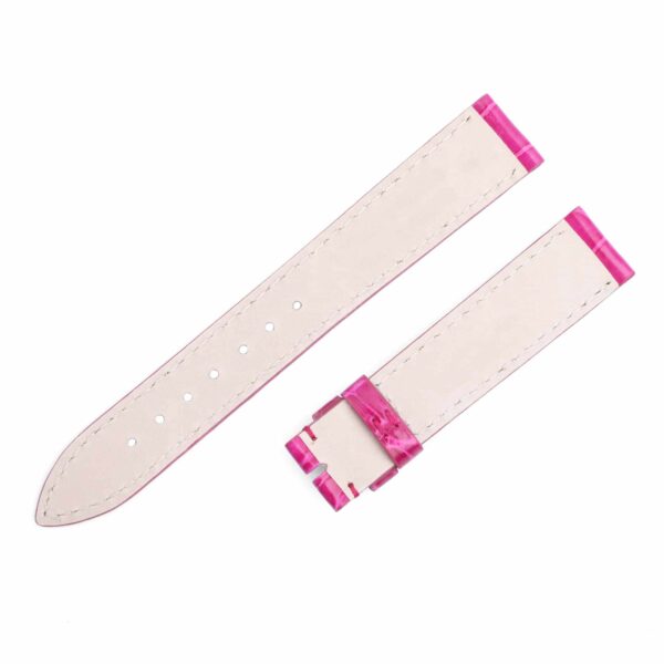 Handmade Pink leather strap fit for Jaeger-Lecoultre Rendez-Vous Moon Series - Image 4
