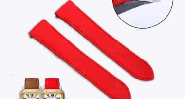 Cartier Santos red strap