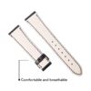 Water-resistant calfskin leather material of linning material