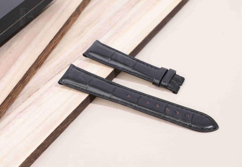 Rolex Curved End Leather strap 20mm Rolex Cellini time date moonphase Replacement handmade custom watch band - welcome to shop online