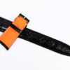High-end quality belly-scale IWC santoni leather strap