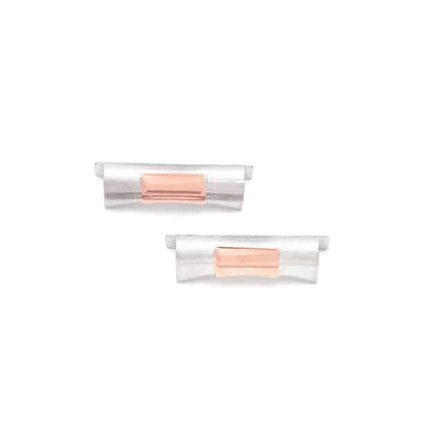 rolex solid end links 2-Tone rose gold