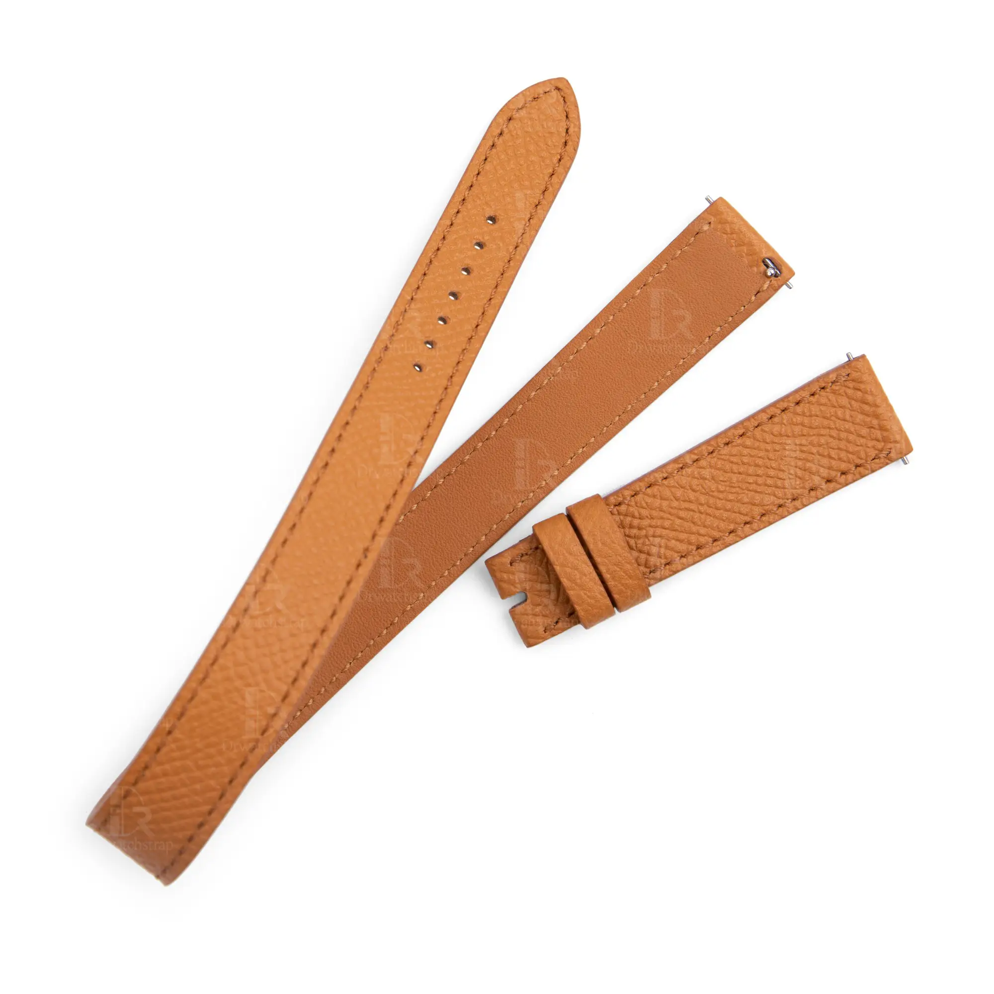 Best quality OEM handcrafted Epson Orange Brown Red Leather Hermes Double Tour watch band Double Wrap watch strap replacement for Hermes Heure H Cape cod luxury watches - Shop the High-end premium quality leather straps and watchbands online for sale at a low price