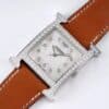 Custom handmade Hermes Brown leather watch band