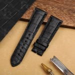 Zenith Pilot Type 20 Chronograph Extra Special Blue suede leather watch band strap (4)
