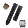 Buy custom Jaeger Lecoultre Reverso Black leather 22mm handmade for sale(2)