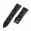 Buy custom Jaeger Lecoultre Reverso Black leather strap 22mm handmade for sale (1)