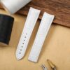 Buy custom Omega Seamaster Planet Ocean 600m white alligator crocodile leather watch strap Handmade watch bands (1)