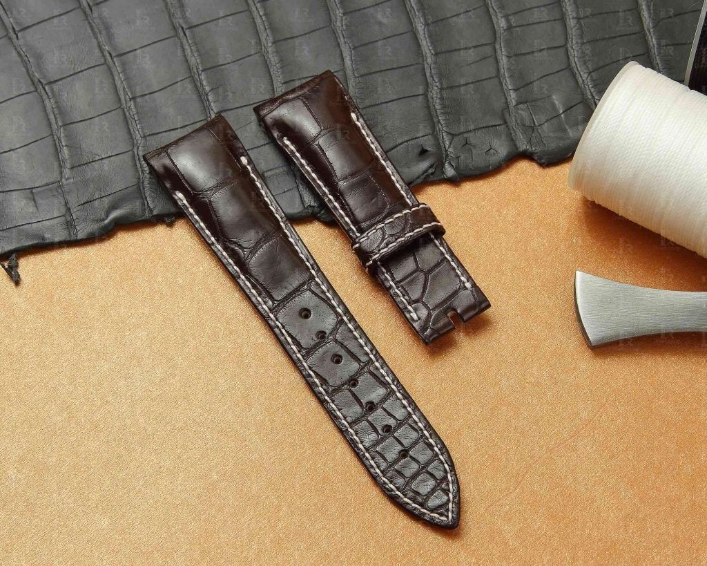 Custom Breguet Type xxi strap leather replacement Drwatchstrap