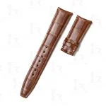 Custom handmade Replacement Black Alligator Leather watch band fit for Corum Admirals Cup strap