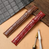 Smooth and Pliable leather watch band for IWC