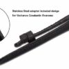Vacheron Constantin Overseas replacement leather watch band black alligator strap (1)