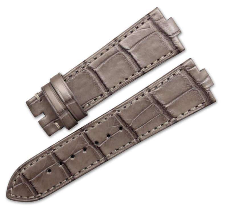 Vacheron Constantin Overseas replacement leather watch band Khaki alligator strap