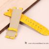 Shop Cartier Bee watch aftermarket yellow leather watch strap at discount price